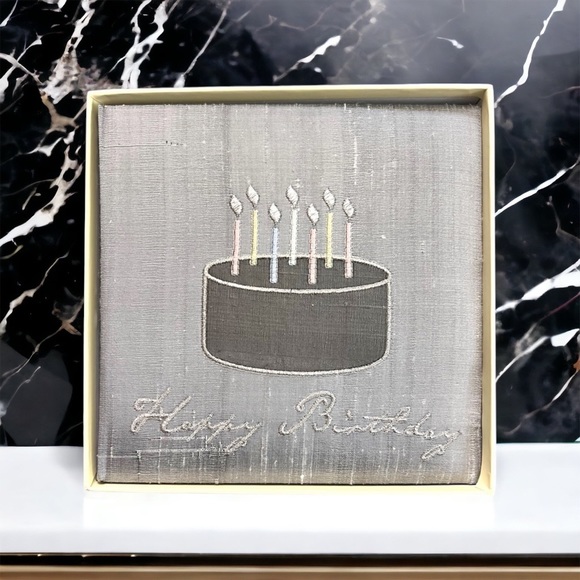 HAPPY BIRTHDAY GIFT CAKE BOOK BIRTHDAY SCARPBOOK ALBUM NOTEBOOK PHOTO JOURNAL - Picture 1 of 10